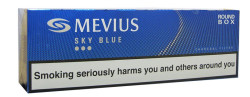 Mevius Sky Blue Round BOX EU (Korea Duty Free)