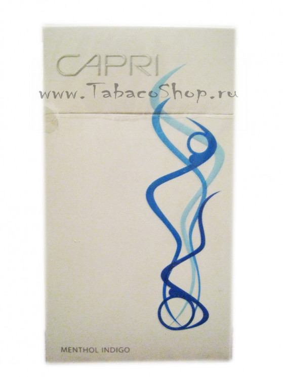 Capri Menthol Indigo 100's (USA)