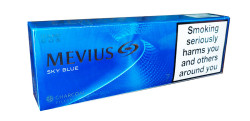 Mevius Sky Blue Round BOX (Korea Duty Free)