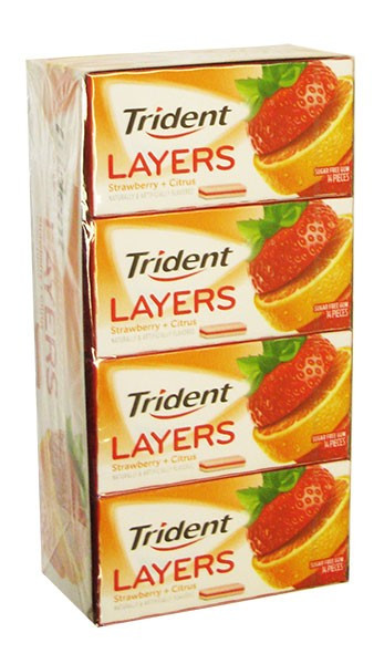Trident Layers ( Strawberry+Citrus )